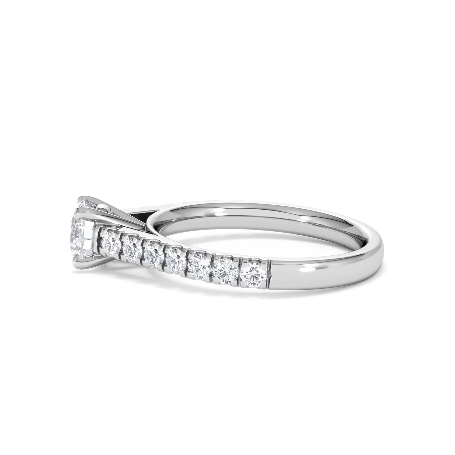 Natalia GIA Diamond Engagement Side Stone Ring Platinum 1.15CT G/SI2 - Image 68