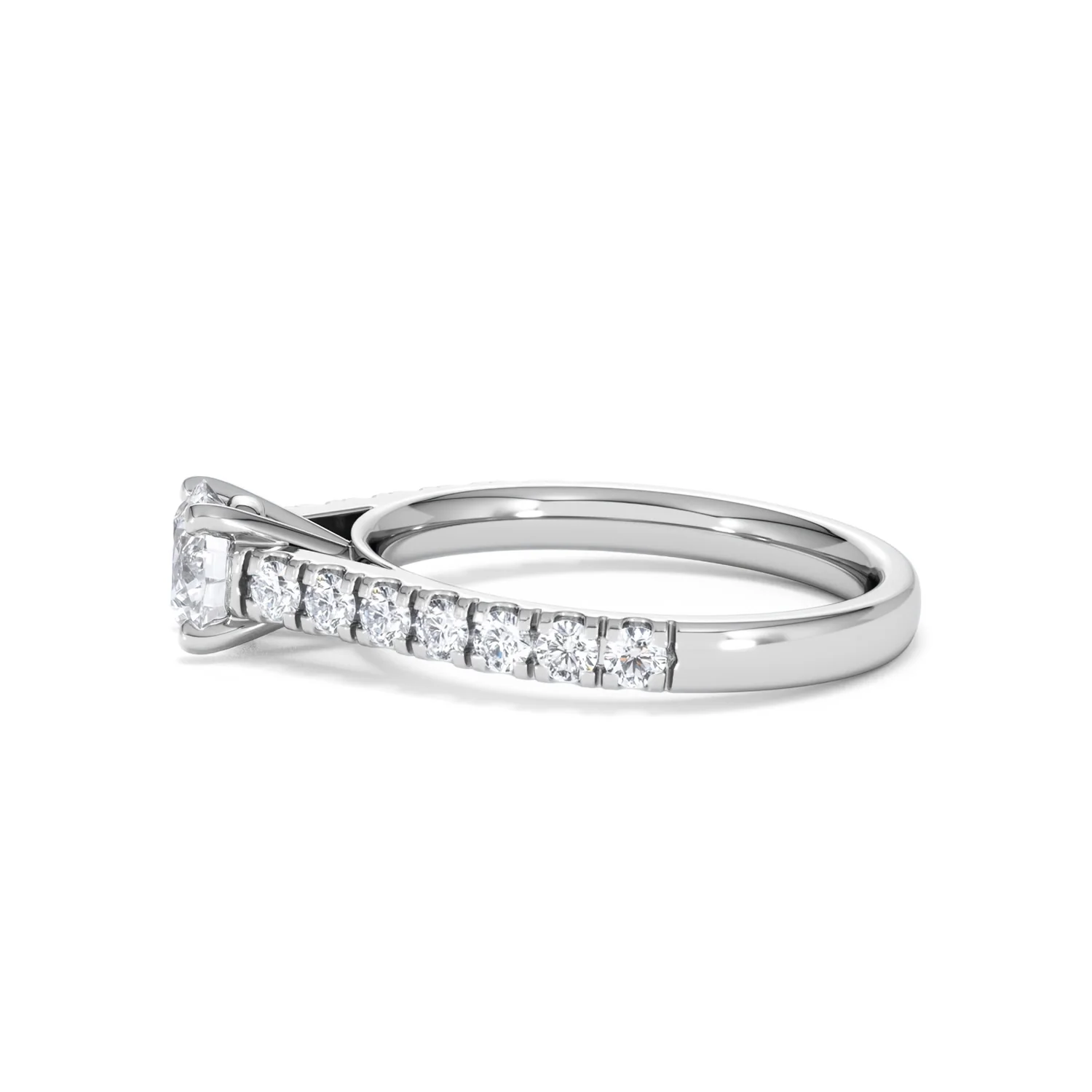 Natalia GIA Diamond Engagement Side Stone Ring Platinum 1.15CT G/SI2 - Image 69