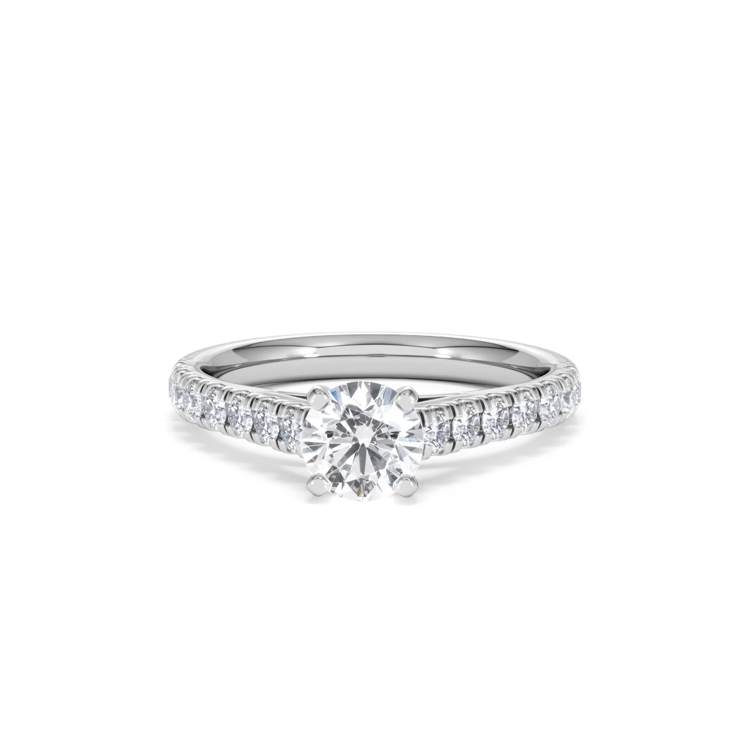 Natalia GIA Diamond Engagement Side Stone Ring Platinum 1.15CT G/SI2 - Image 87