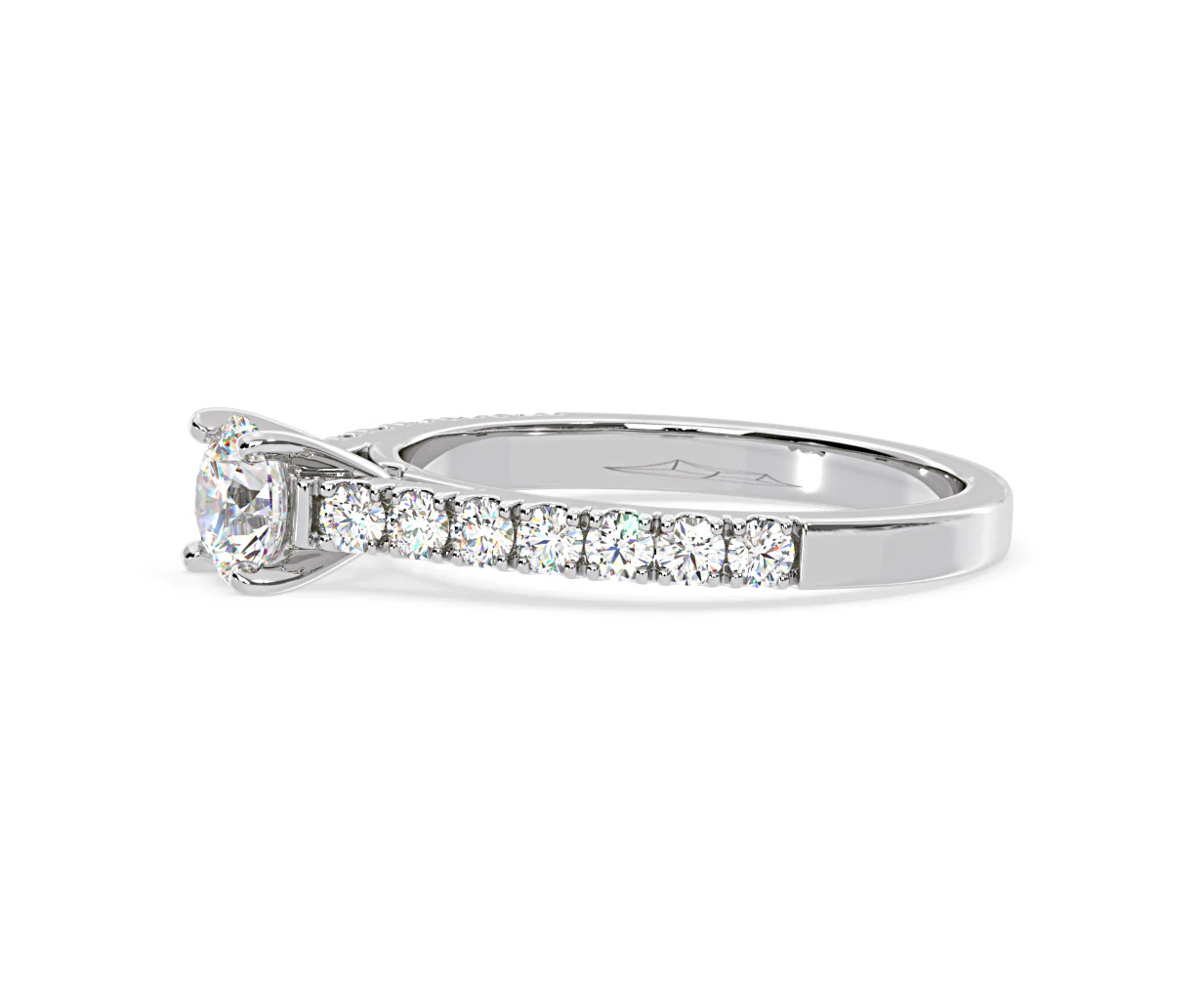 Natalia GIA Diamond Engagement Side Stone Ring Platinum 1.15CT G/VS1 - Image 22