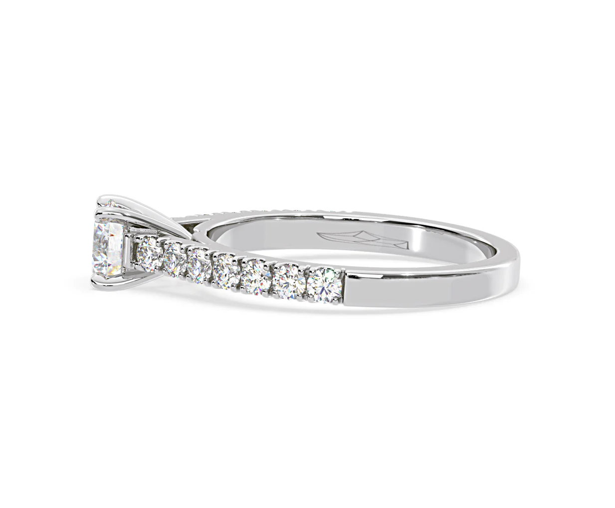 Natalia GIA Diamond Engagement Side Stone Ring Platinum 1.15CT G/VS1 - Image 27