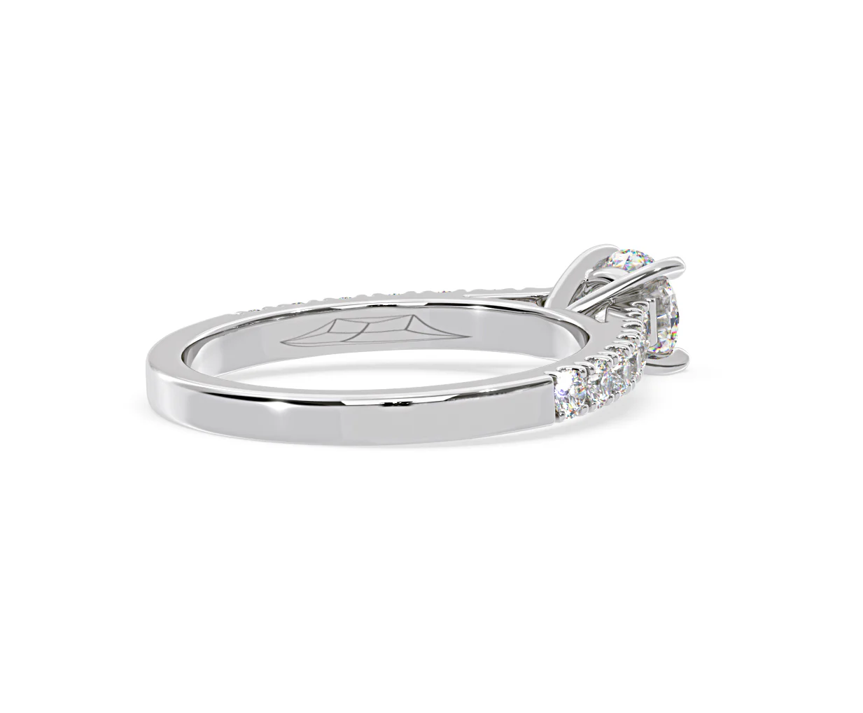 Natalia GIA Diamond Engagement Side Stone Ring Platinum 1.15CT G/VS1 - Image 57