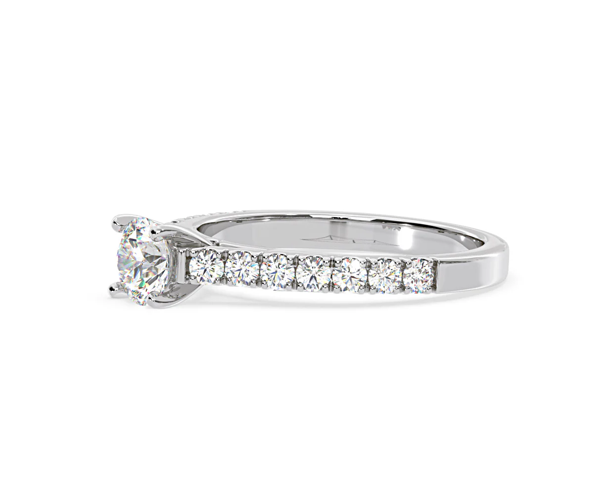 Natalia GIA Diamond Engagement Side Stone Ring Platinum 1.15CT G/VS2 - Image 100