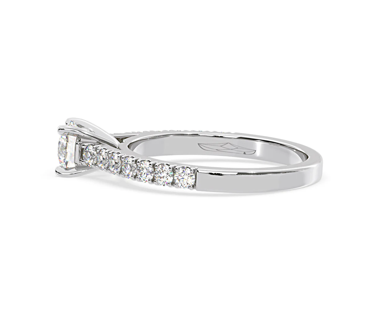 Natalia GIA Diamond Engagement Side Stone Ring Platinum 1.15CT G/VS2 - Image 110