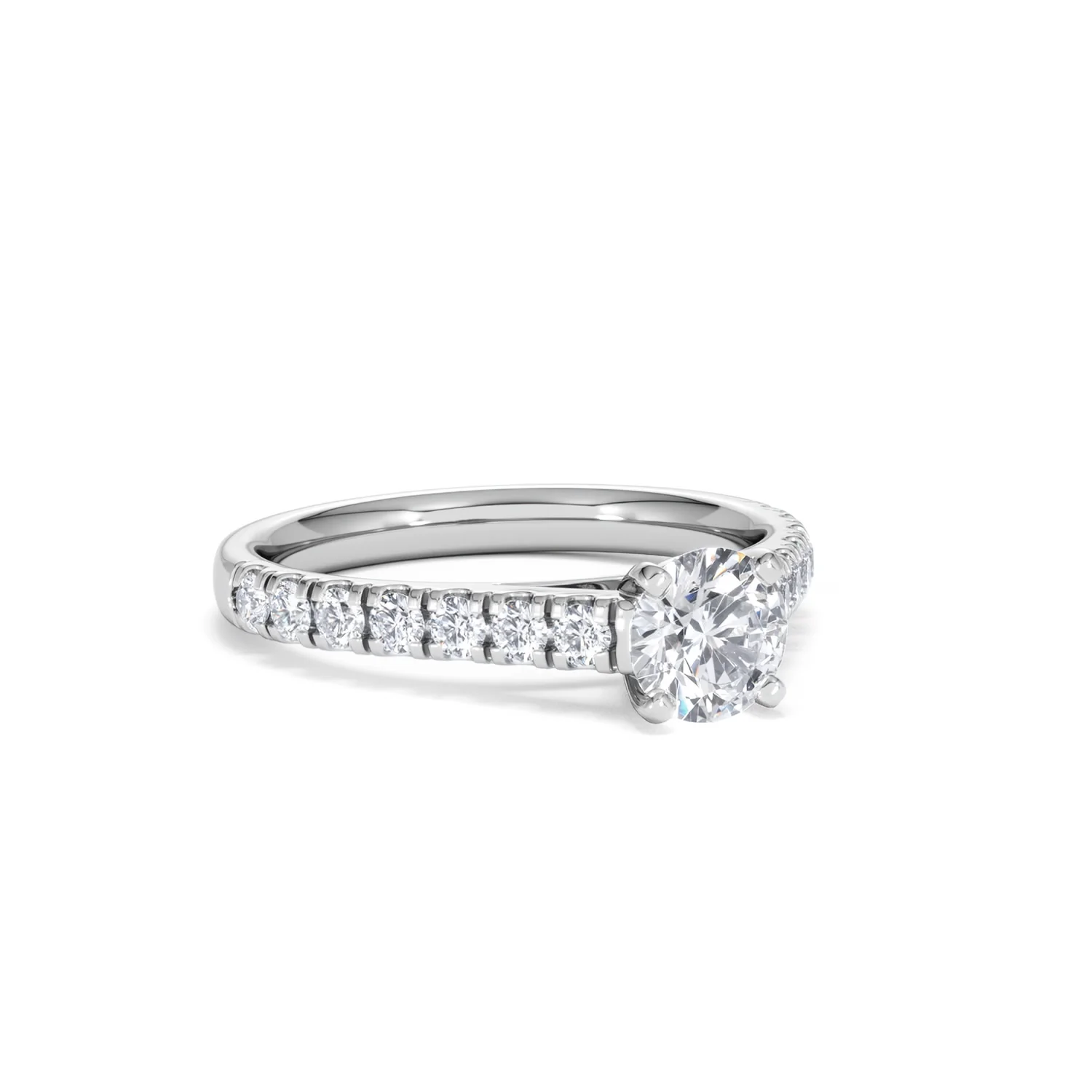 Natalia GIA Diamond Engagement Side Stone Ring Platinum 1.15CT G/VS2 - Image 14