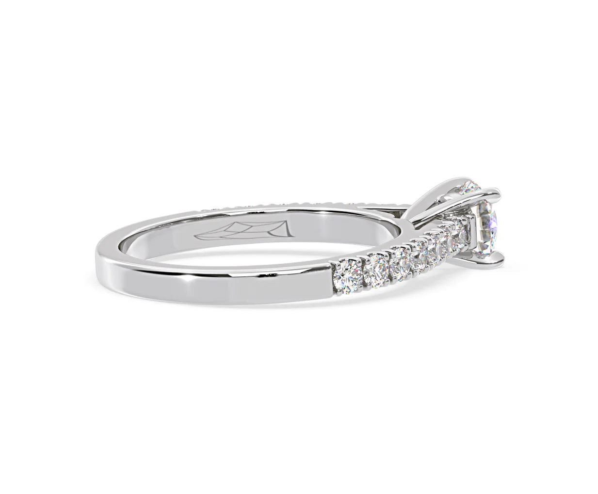 Natalia GIA Diamond Engagement Side Stone Ring Platinum 1.15CT G/VS2 - Image 142