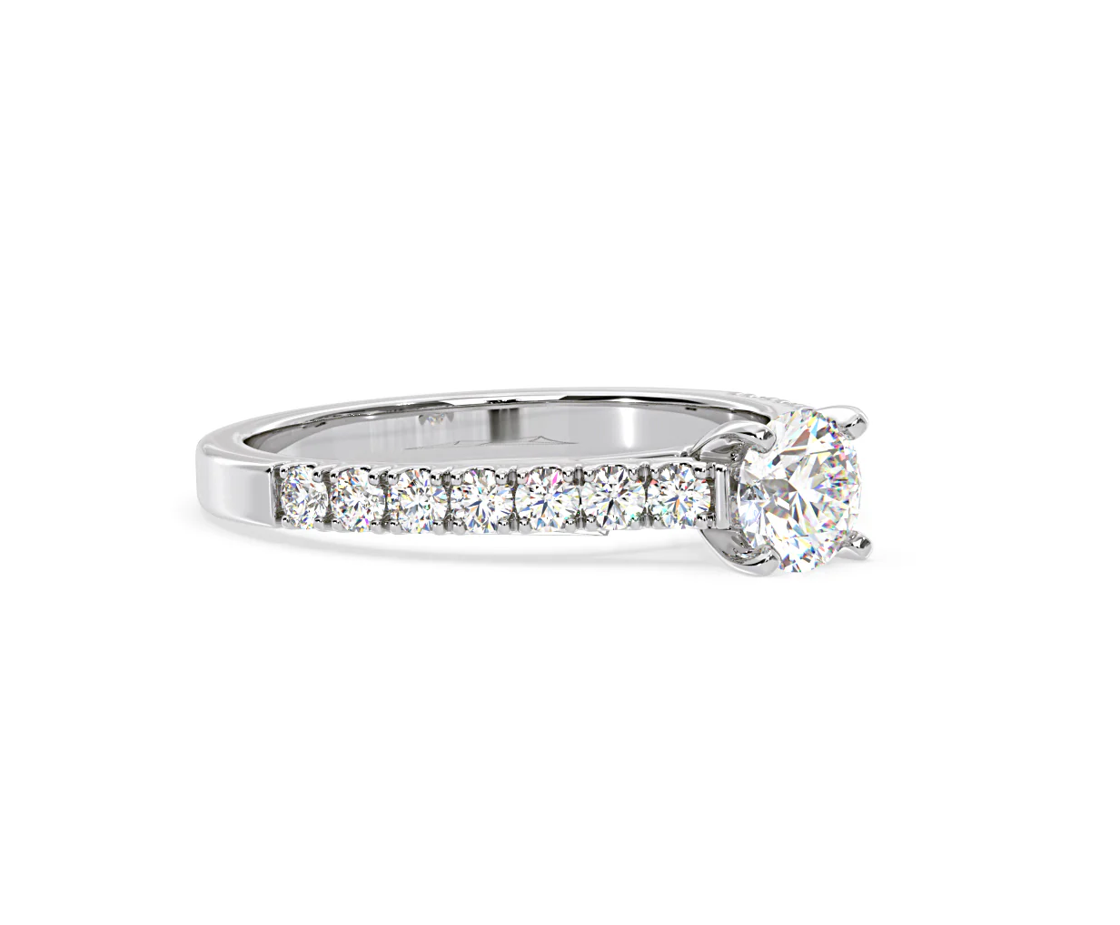 Natalia GIA Diamond Engagement Side Stone Ring Platinum 1.15CT G/VS2 - Image 158