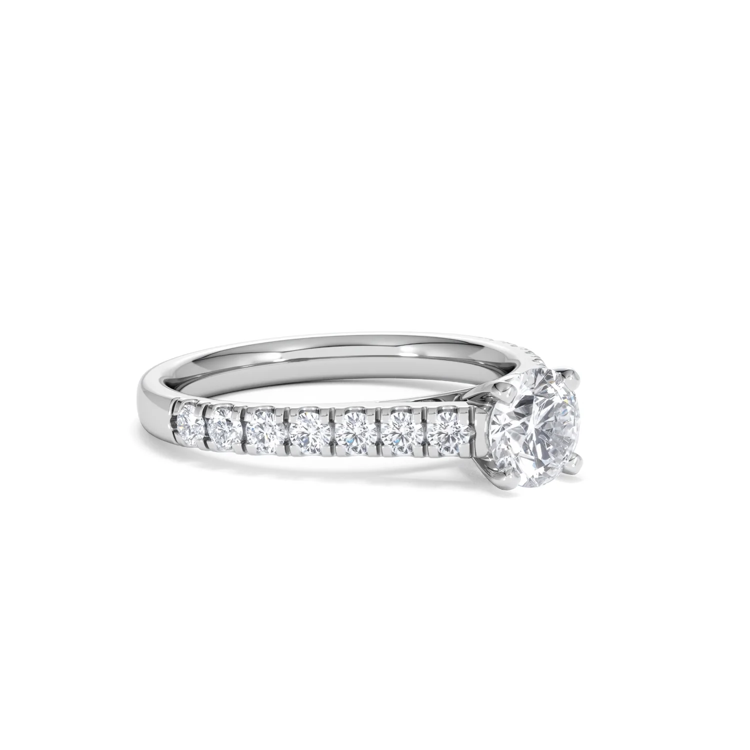 Natalia GIA Diamond Engagement Side Stone Ring Platinum 1.15CT G/VS2 - Image 17