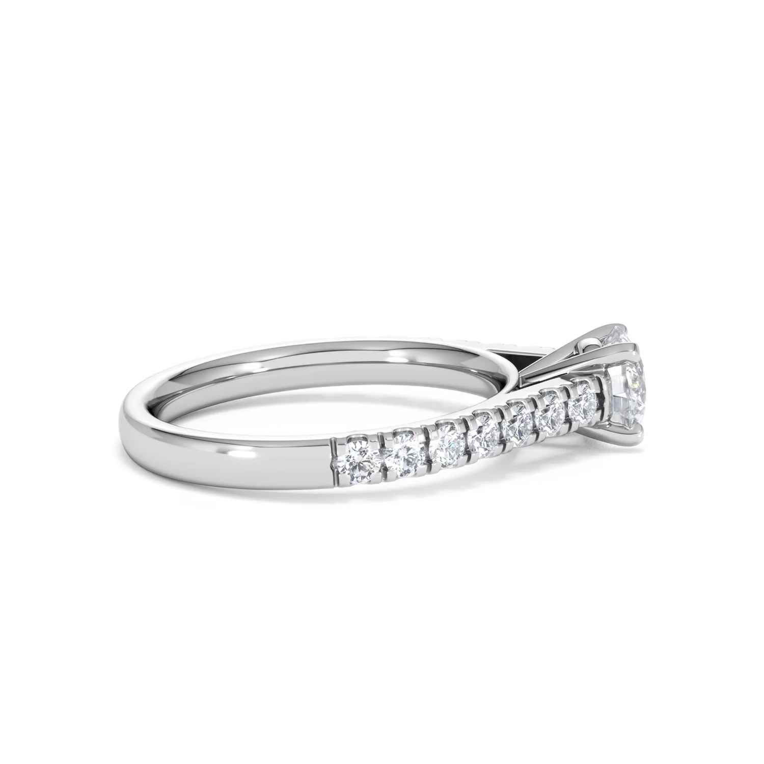 Natalia GIA Diamond Engagement Side Stone Ring Platinum 1.15CT G/VS2 - Image 29