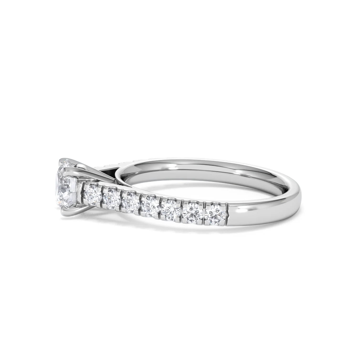 Natalia GIA Diamond Engagement Side Stone Ring Platinum 1.15CT G/VS2 - Image 70