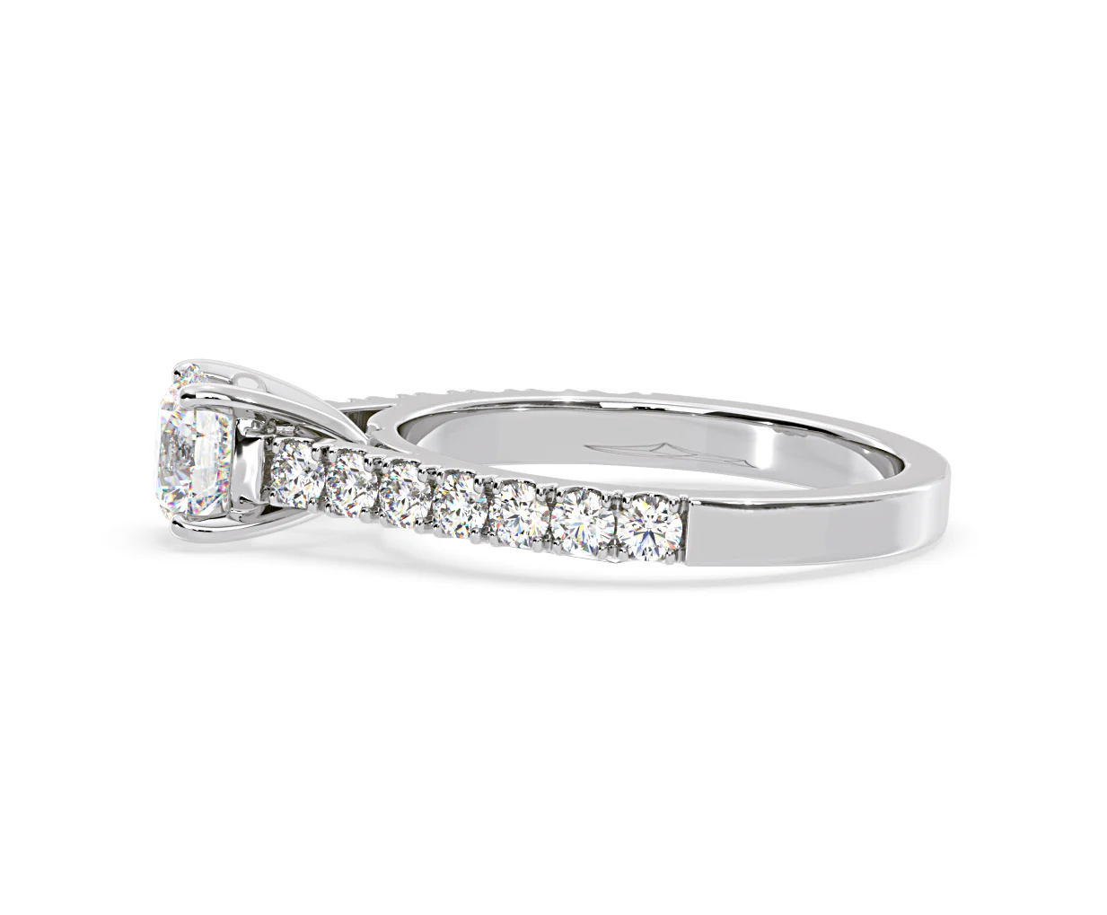 Natalia GIA Diamond Engagement Side Stone Ring Platinum 1.40CT G/VS1 - Image 107