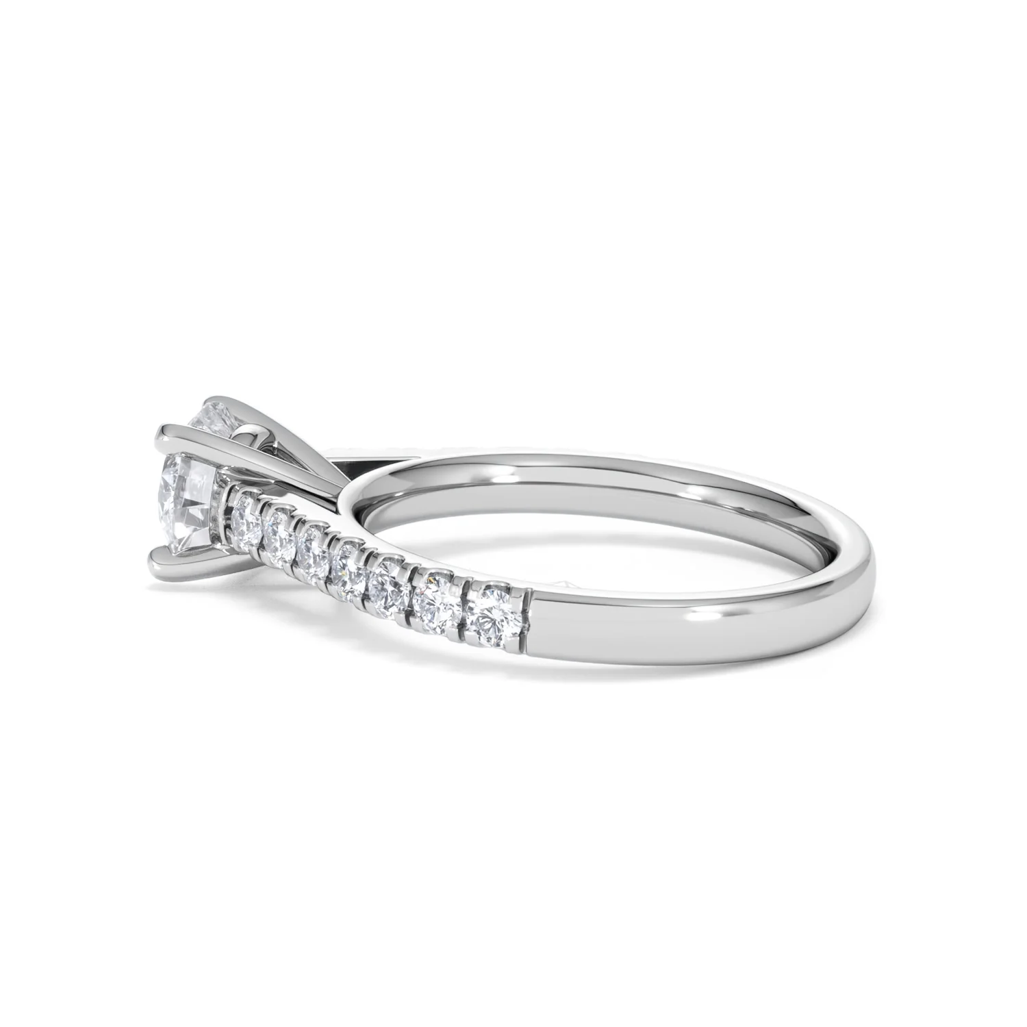 Natalia GIA Diamond Engagement Side Stone Ring Platinum 1.40CT G/VS1 - Image 64