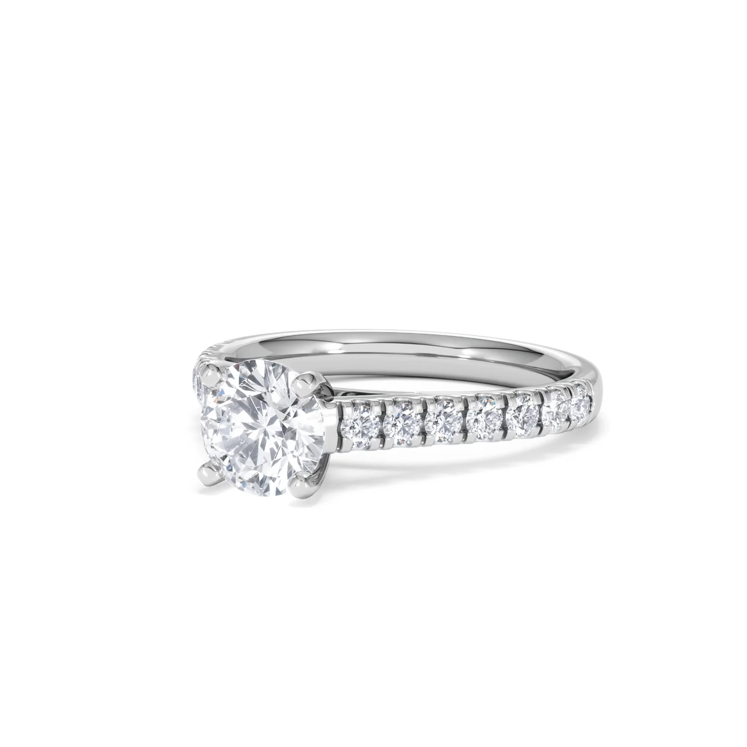 Natalia GIA Diamond Engagement Side Stone Ring Platinum 1.40CT G/VS1 - Image 82