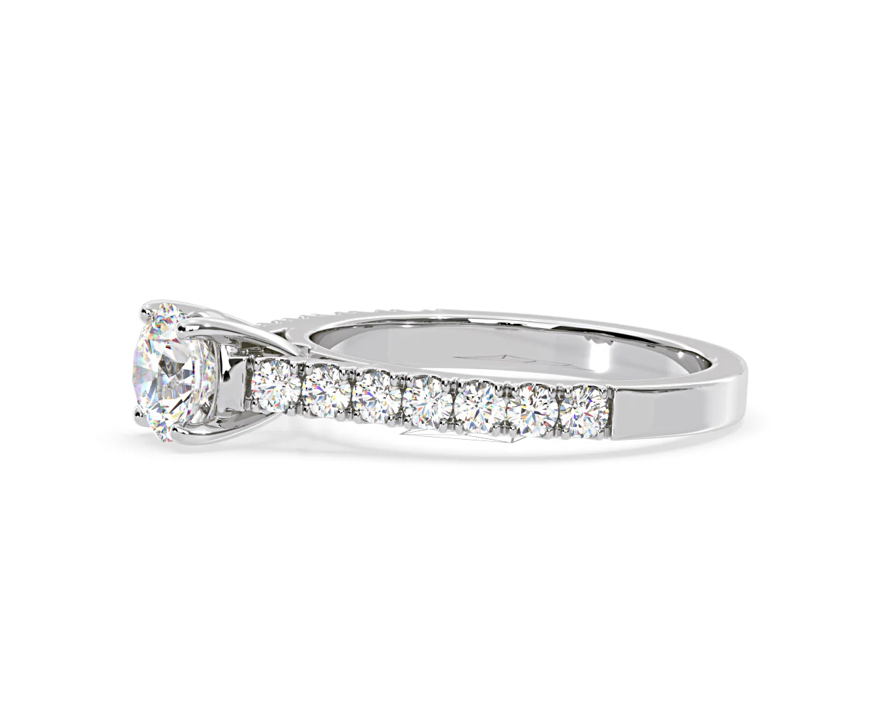 Natalia GIA Diamond Engagement Side Stone Ring Platinum 1.50CT G/SI1 - Image 22