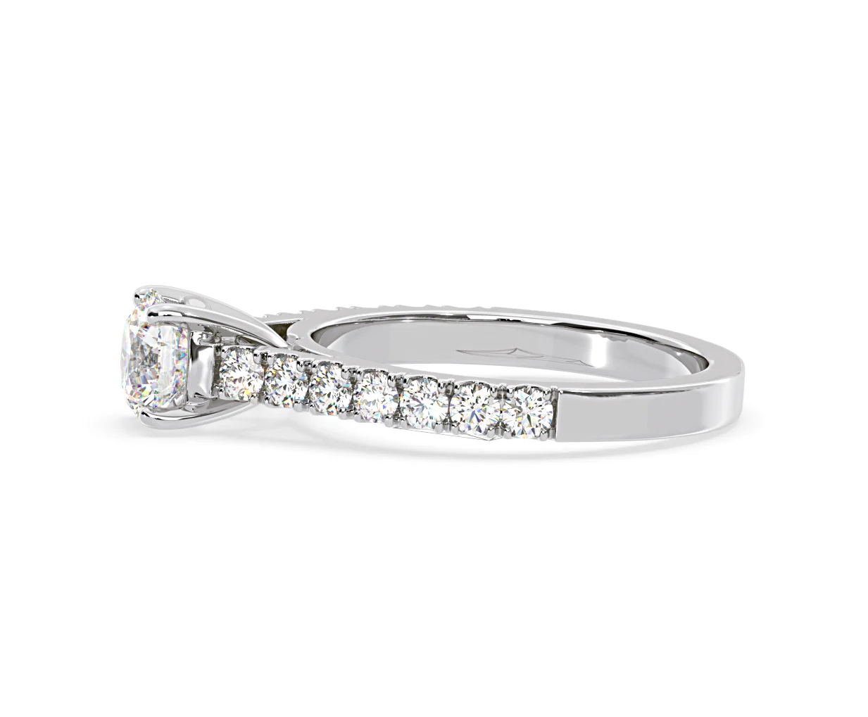 Natalia GIA Diamond Engagement Side Stone Ring Platinum 1.50CT G/SI1 - Image 25