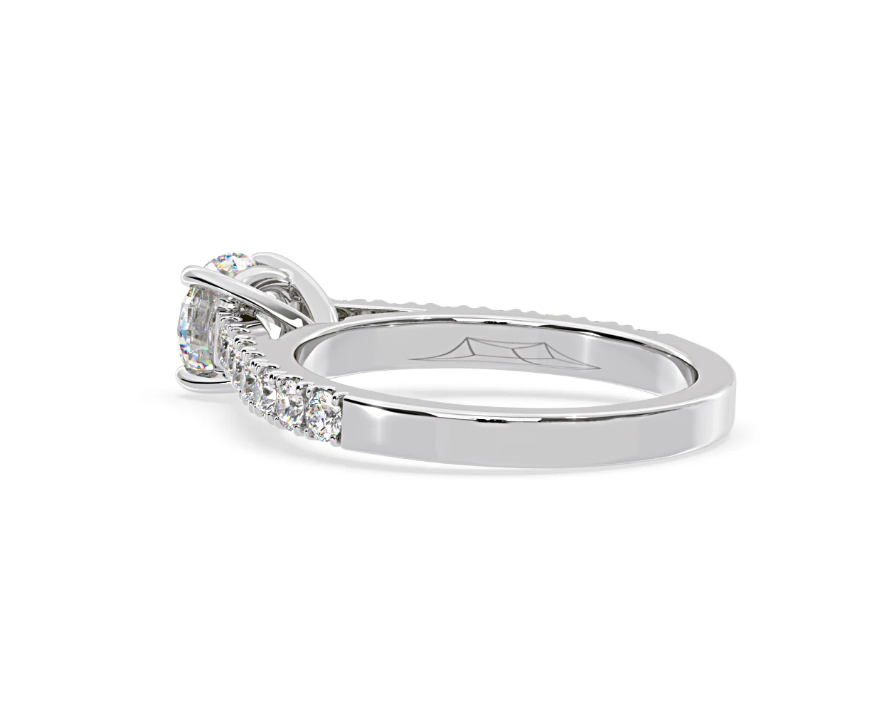 Natalia GIA Diamond Engagement Side Stone Ring Platinum 1.50CT G/SI1 - Image 36