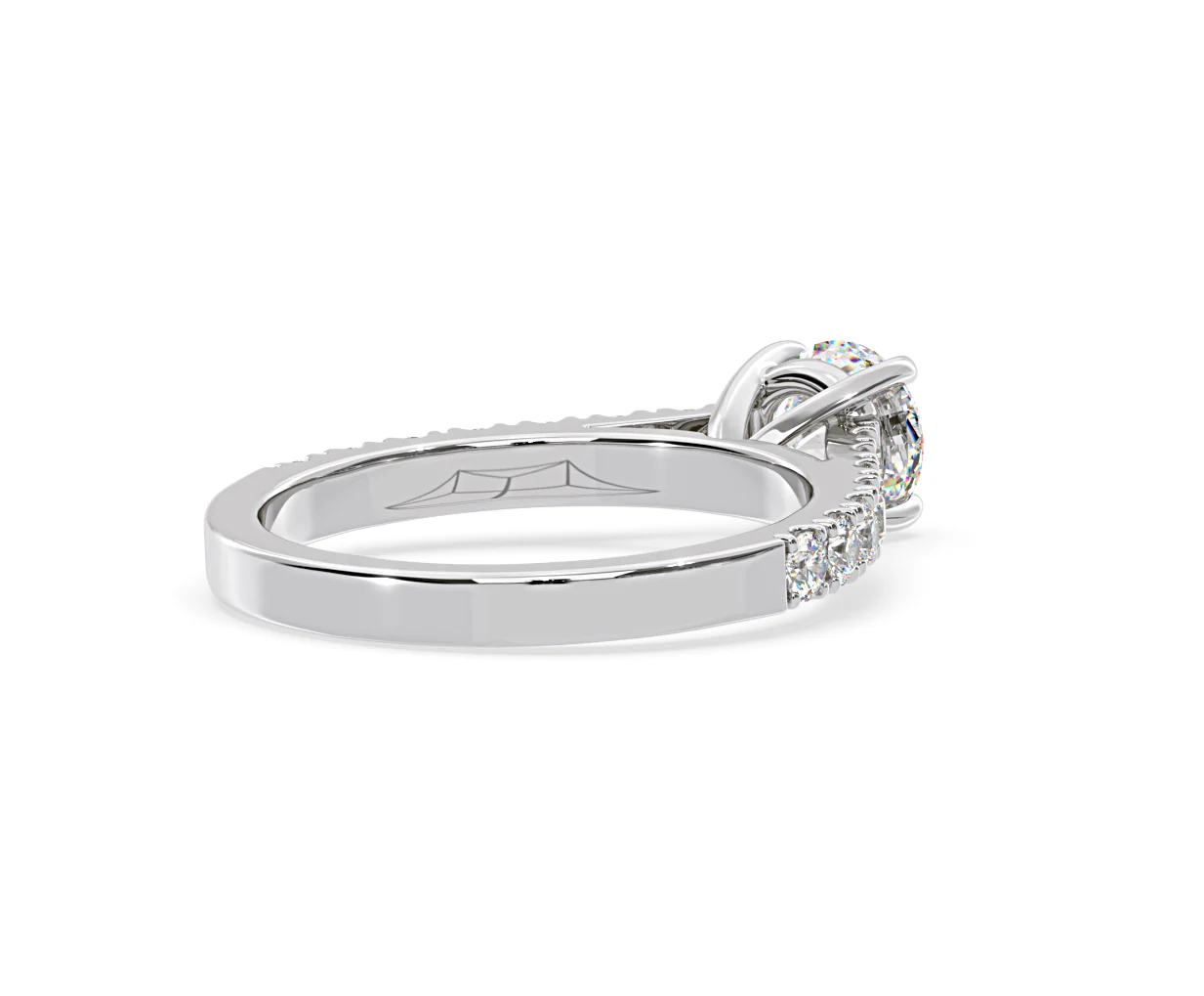 Natalia GIA Diamond Engagement Side Stone Ring Platinum 1.50CT G/SI1 - Image 55
