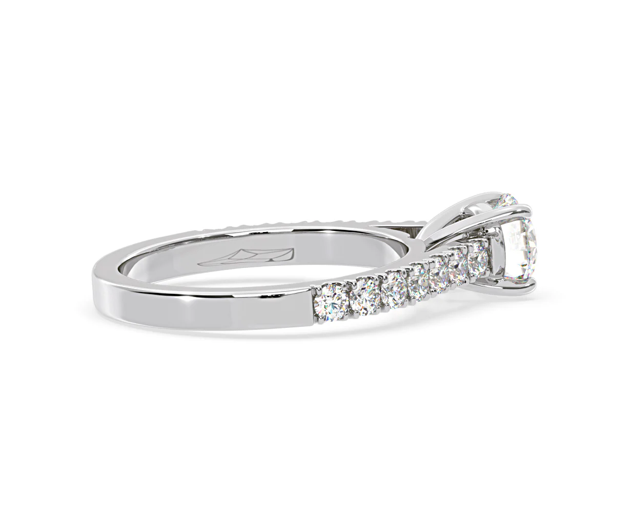 Natalia GIA Diamond Engagement Side Stone Ring Platinum 1.50CT G/SI1 - Image 62