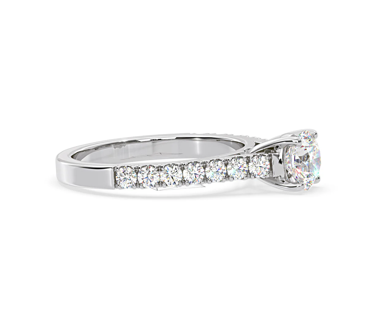 Natalia GIA Diamond Engagement Side Stone Ring Platinum 1.50CT G/SI1 - Image 71