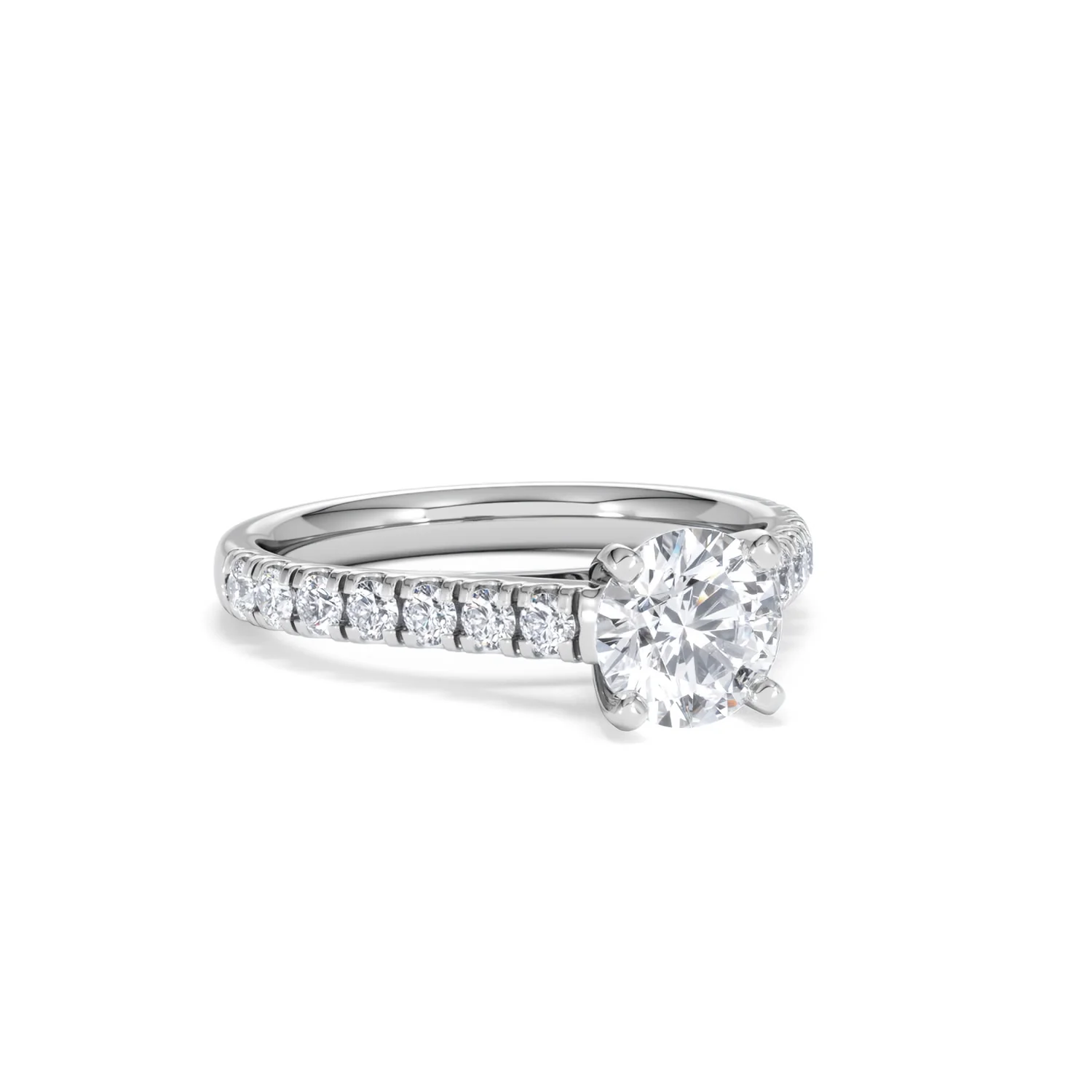 Natalia GIA Diamond Engagement Side Stone Ring Platinum 1.50CT G/VS2 - Image 13