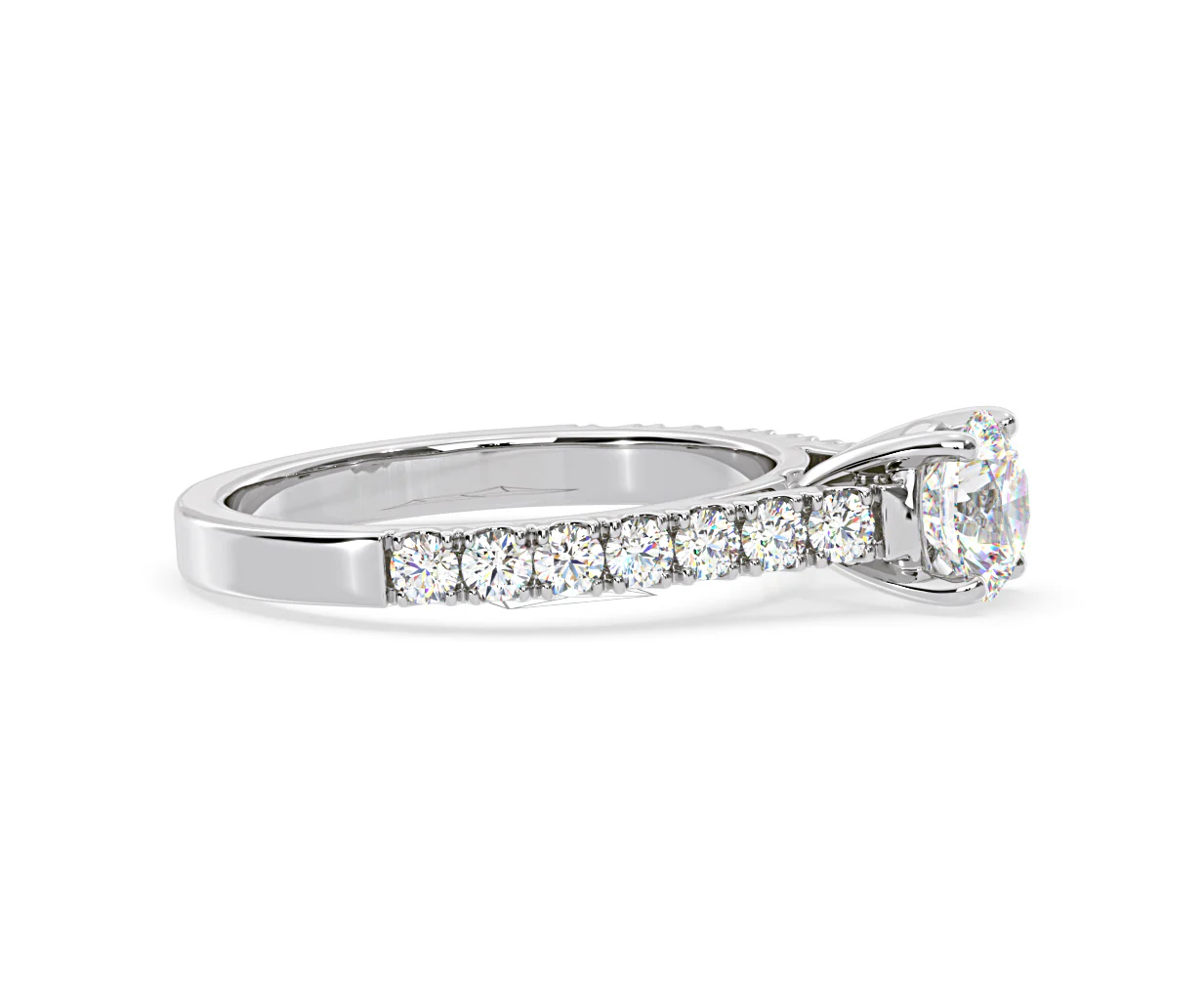 Natalia GIA Diamond Engagement Side Stone Ring Platinum 1.50CT G/VS2 - Image 151