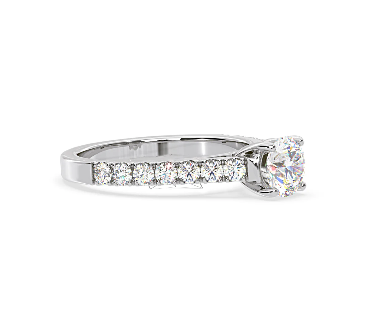 Natalia GIA Diamond Engagement Side Stone Ring Platinum 1.50CT G/VS2 - Image 156