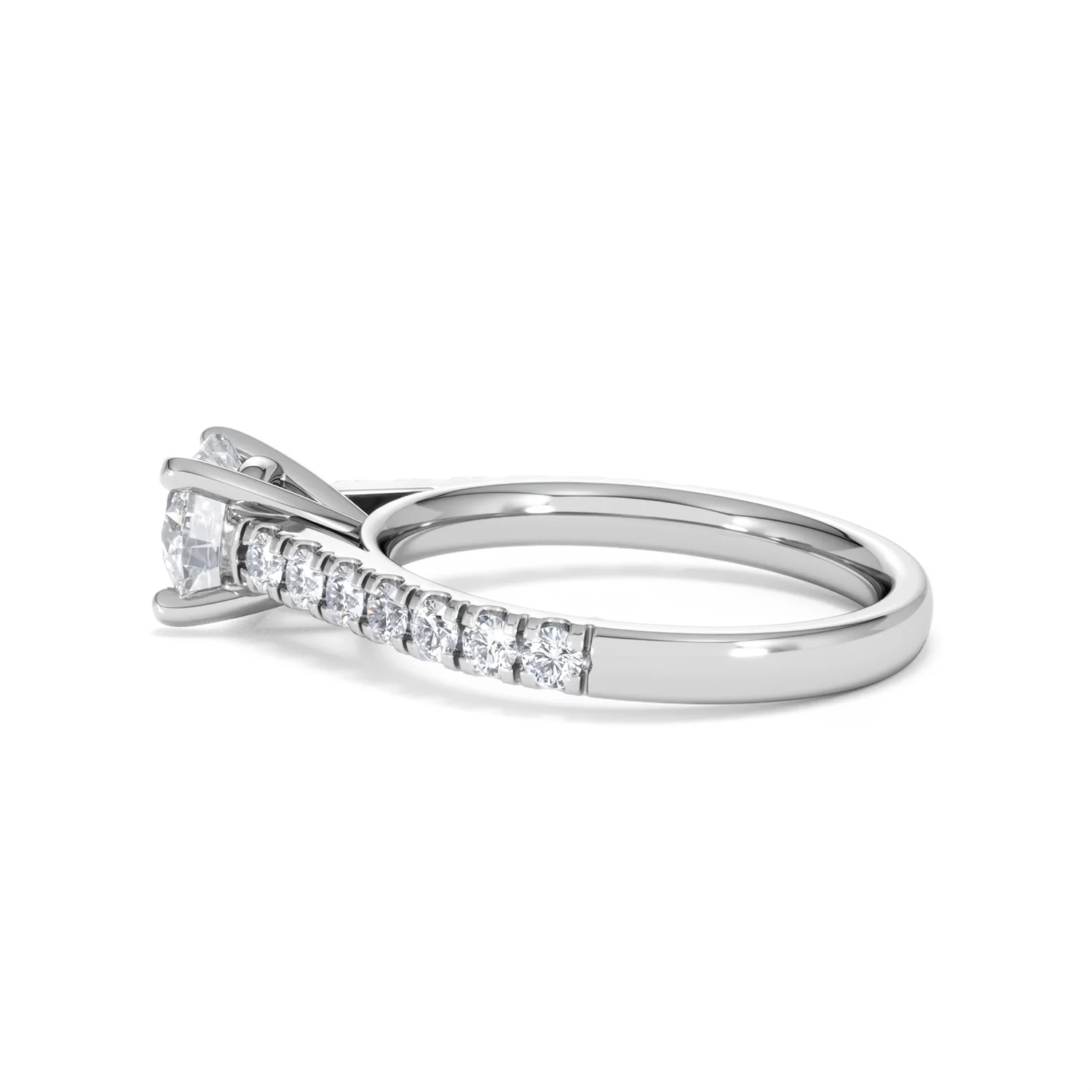 Natalia GIA Diamond Engagement Side Stone Ring Platinum 1.50CT G/VS2 - Image 65
