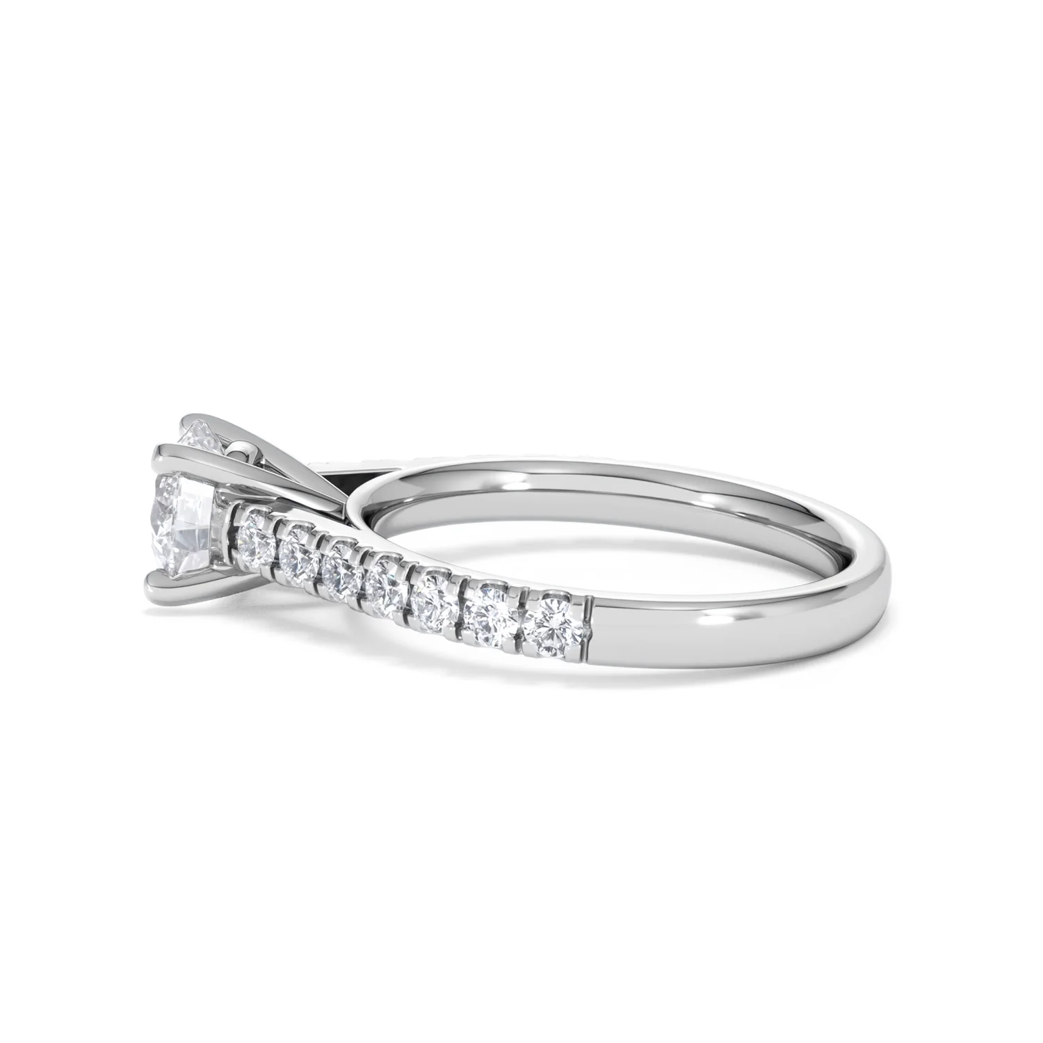 Natalia GIA Diamond Engagement Side Stone Ring Platinum 1.50CT G/VS2 - Image 66