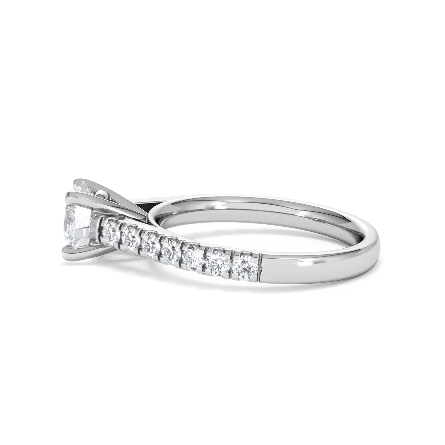 Natalia GIA Diamond Engagement Side Stone Ring Platinum 1.50CT G/VS2 - Image 67