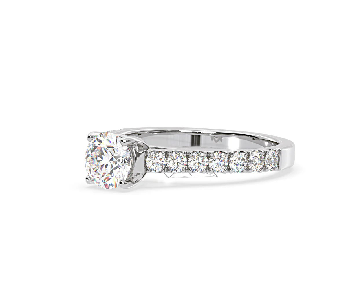 Natalia GIA Diamond Engagement Side Stone Ring Platinum 1.50CT G/VS2 - Image 96