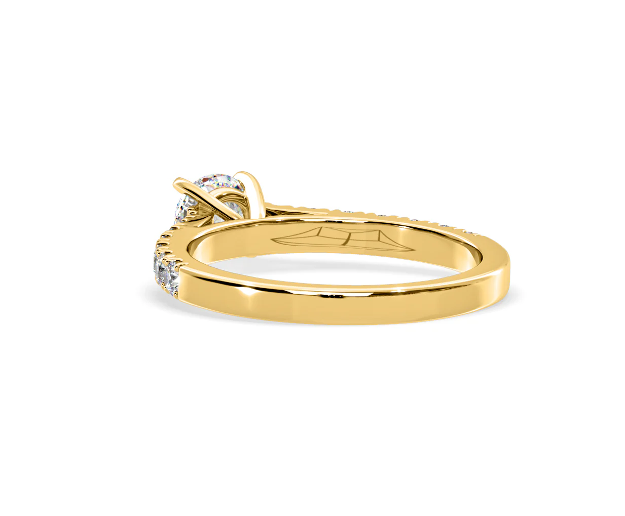 Natalia Lab Diamond Engagement Side Stone Ring 18K Gold 0.91CT F/VS1 - Image 121