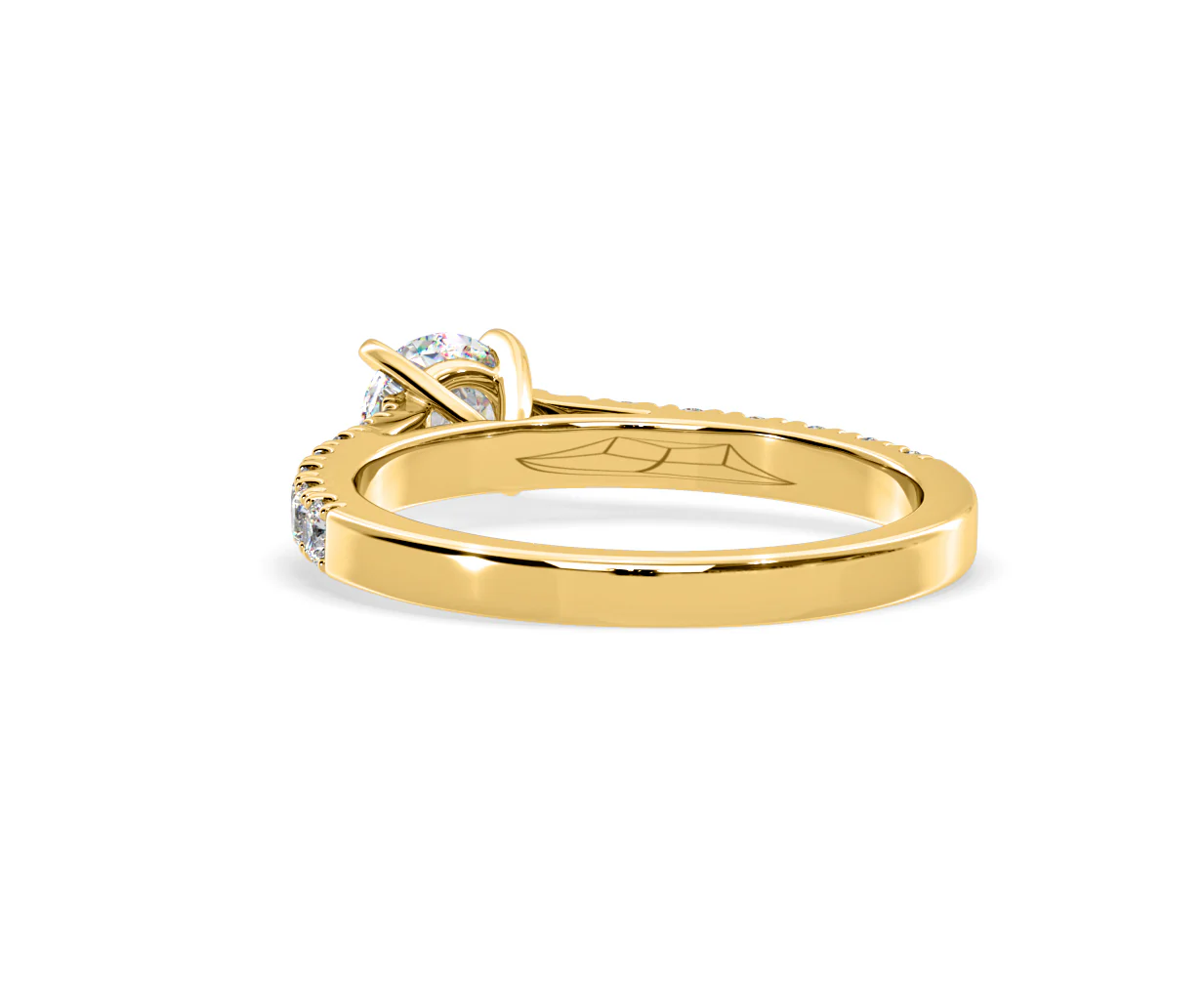 Natalia Lab Diamond Engagement Side Stone Ring 18K Gold 0.91CT F/VS1 - Image 122