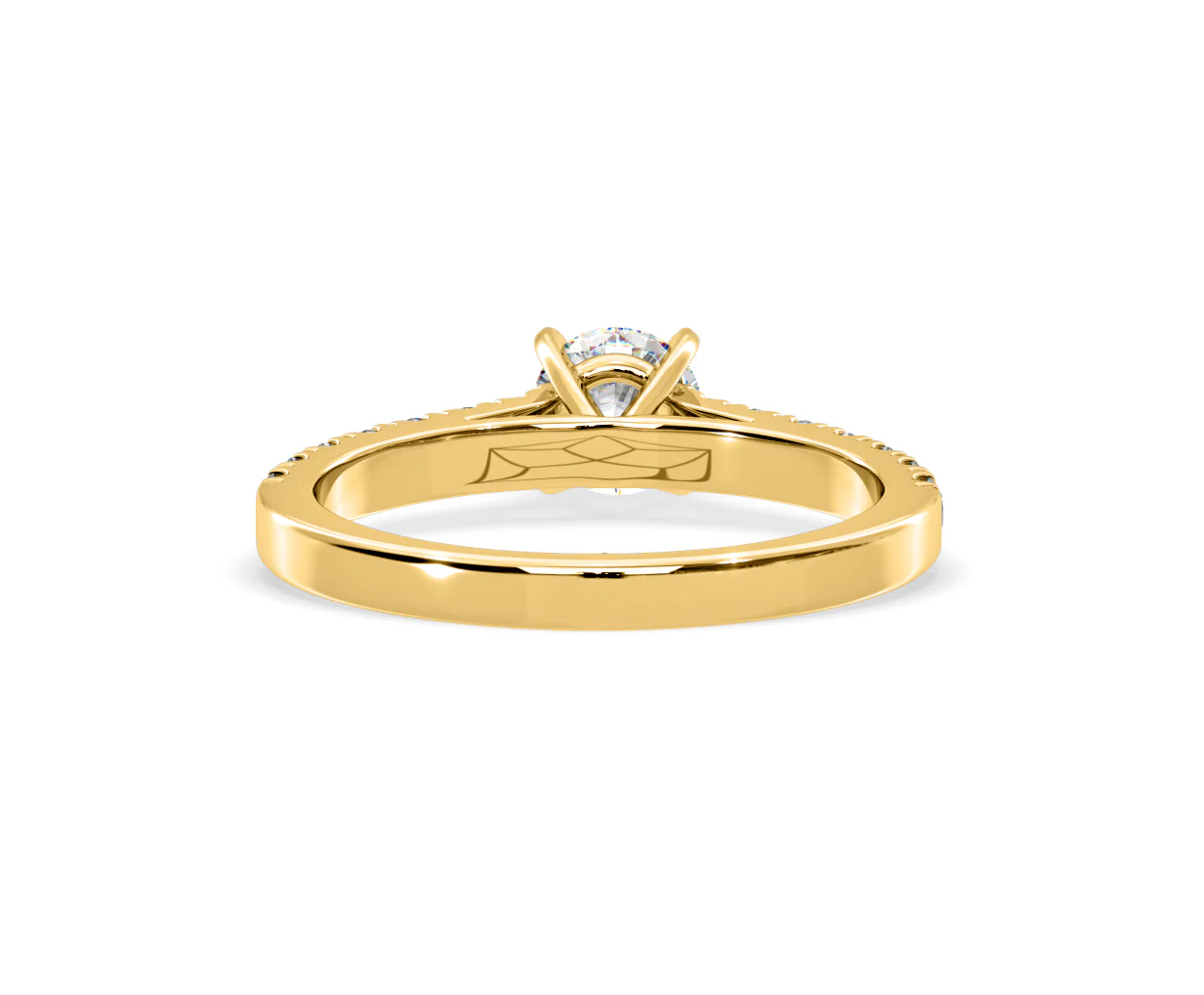 Natalia Lab Diamond Engagement Side Stone Ring 18K Gold 0.91CT F/VS1 - Image 128