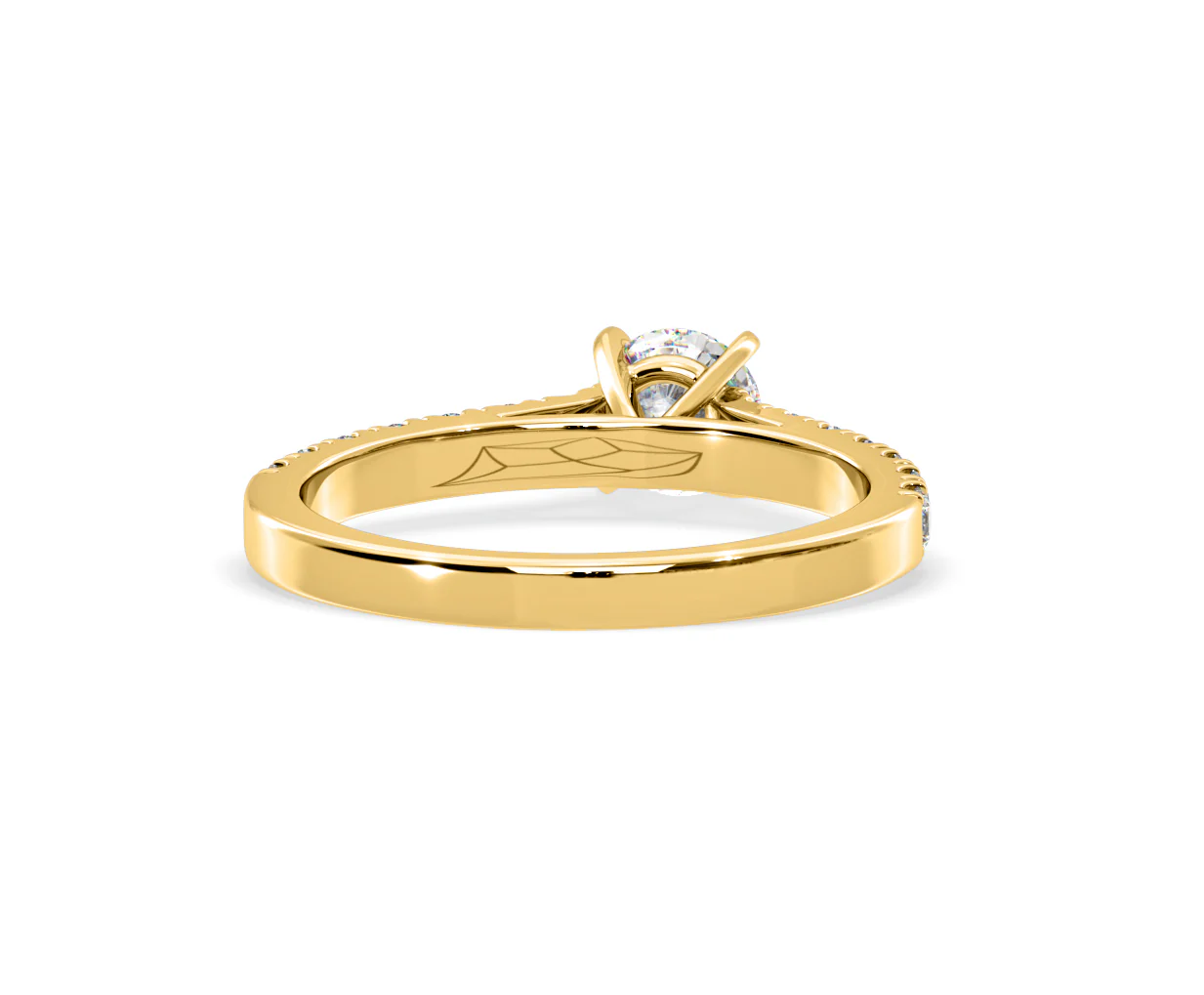 Natalia Lab Diamond Engagement Side Stone Ring 18K Gold 0.91CT F/VS1 - Image 130