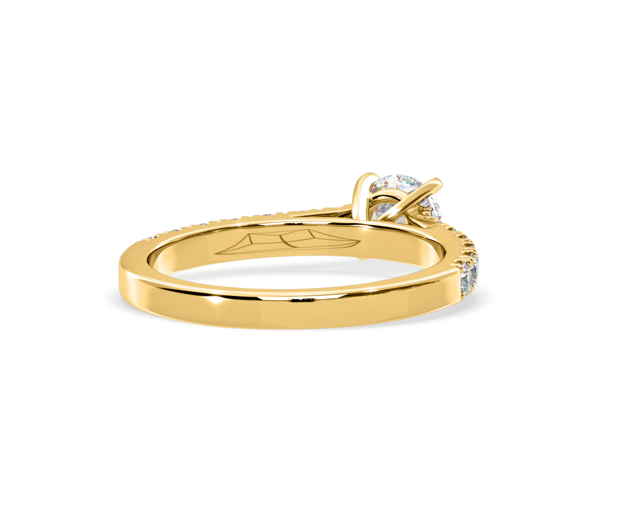 Natalia Lab Diamond Engagement Side Stone Ring 18K Gold 0.91CT F/VS1 - Image 133