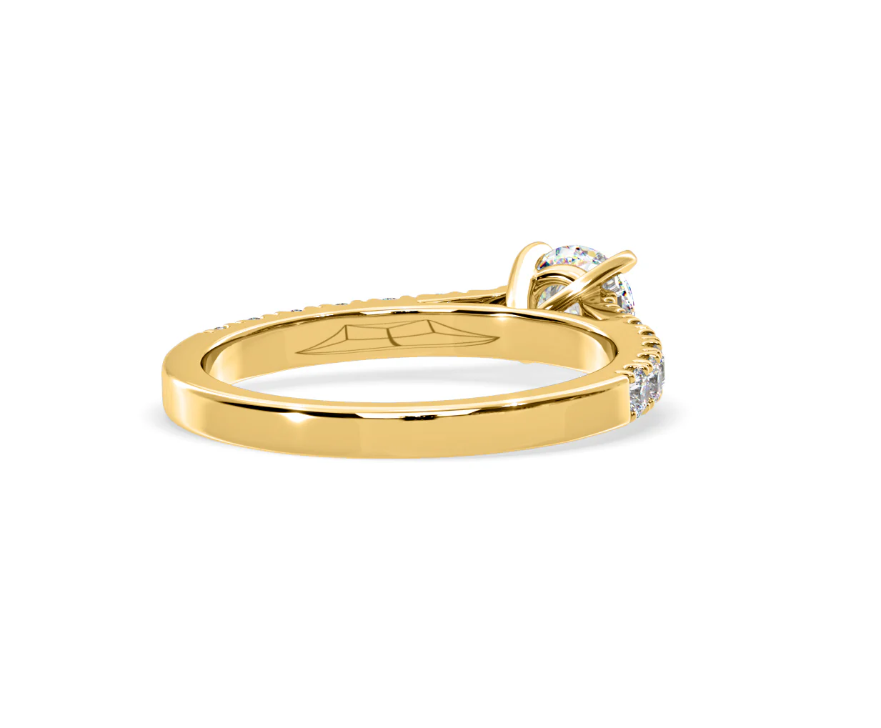Natalia Lab Diamond Engagement Side Stone Ring 18K Gold 0.91CT F/VS1 - Image 134