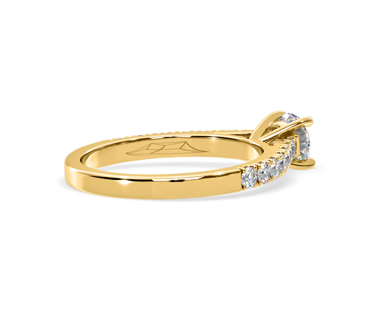 Natalia Lab Diamond Engagement Side Stone Ring 18K Gold 0.91CT F/VS1 - Image 139