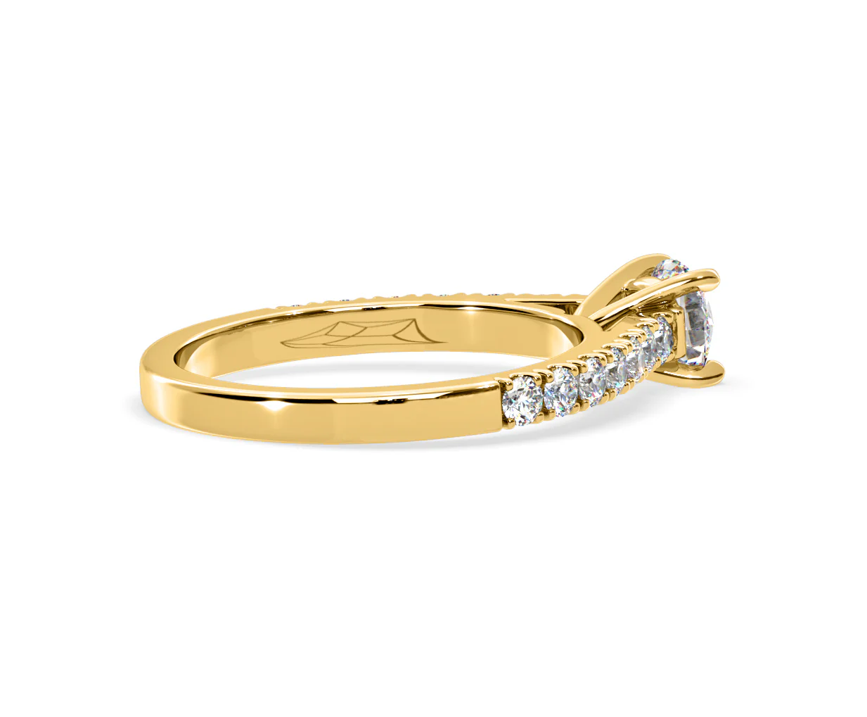 Natalia Lab Diamond Engagement Side Stone Ring 18K Gold 0.91CT F/VS1 - Image 141