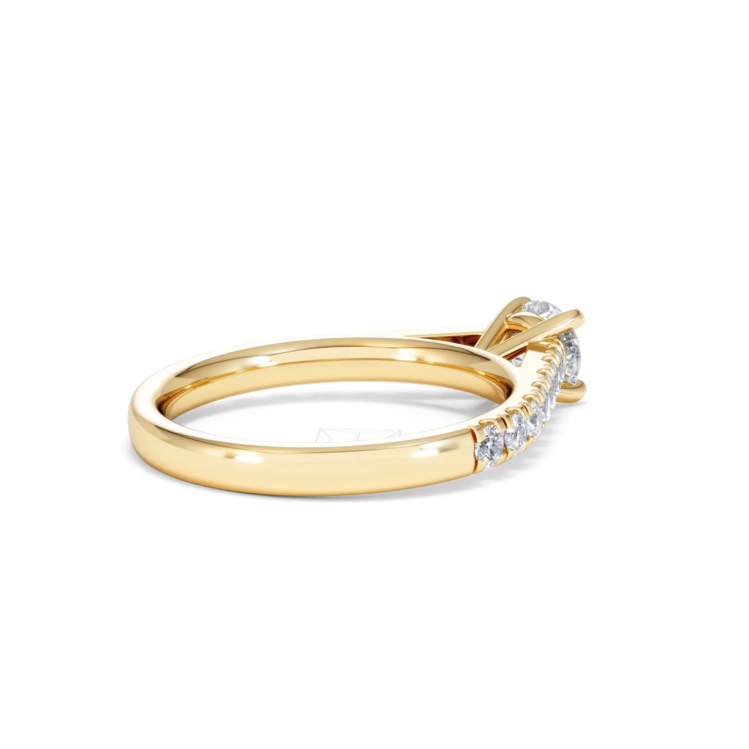 Natalia Lab Diamond Engagement Side Stone Ring 18K Gold 0.91CT F/VS1 - Image 37
