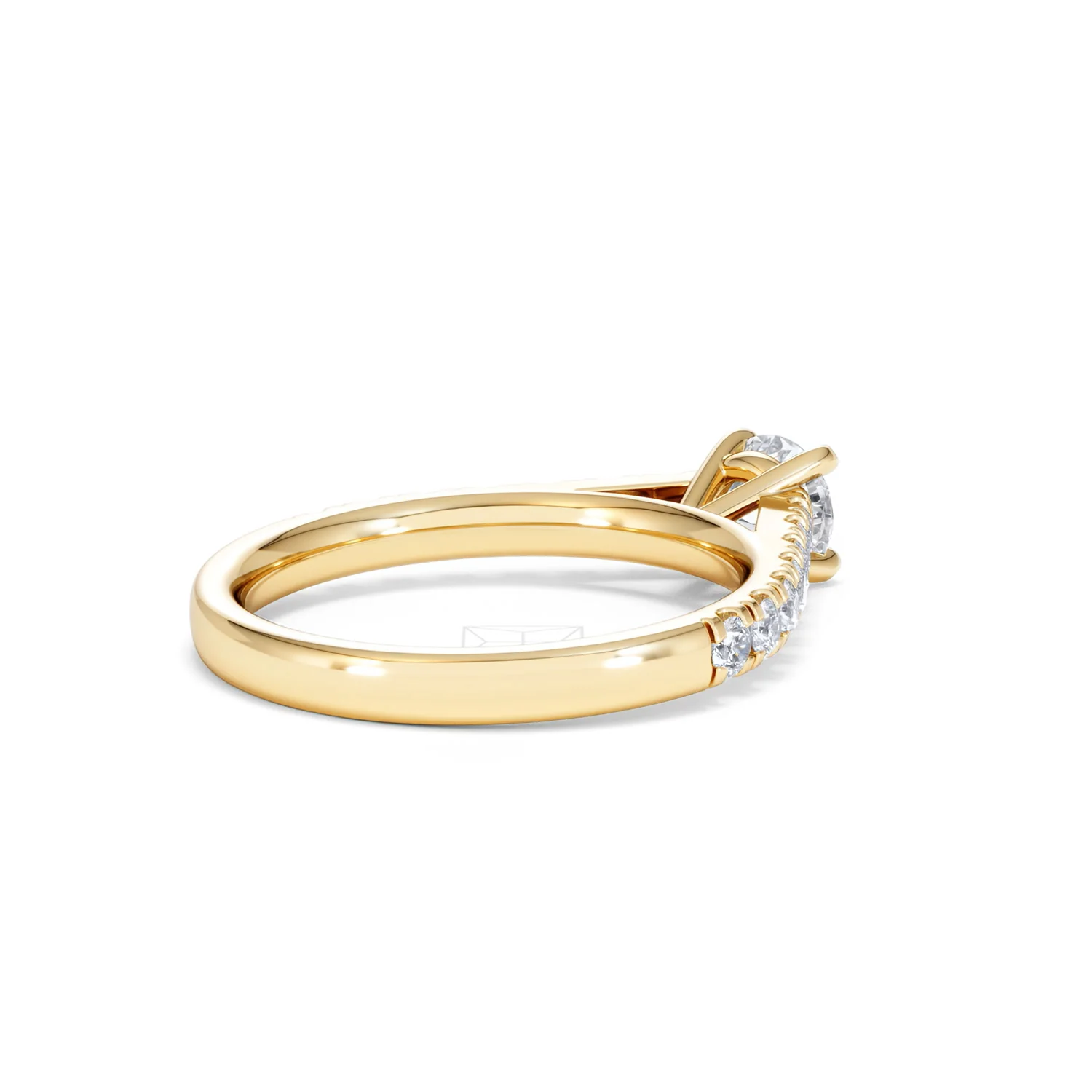 Natalia Lab Diamond Engagement Side Stone Ring 18K Gold 0.91CT F/VS1 - Image 38