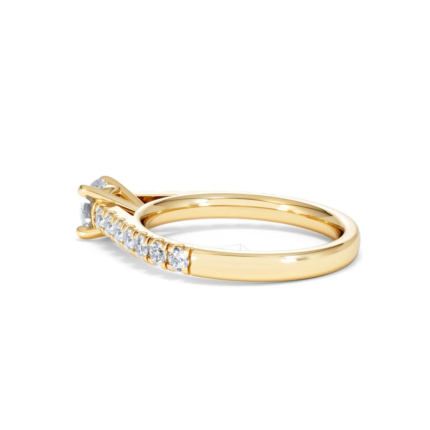 Natalia Lab Diamond Engagement Side Stone Ring 18K Gold 0.91CT F/VS1 - Image 62