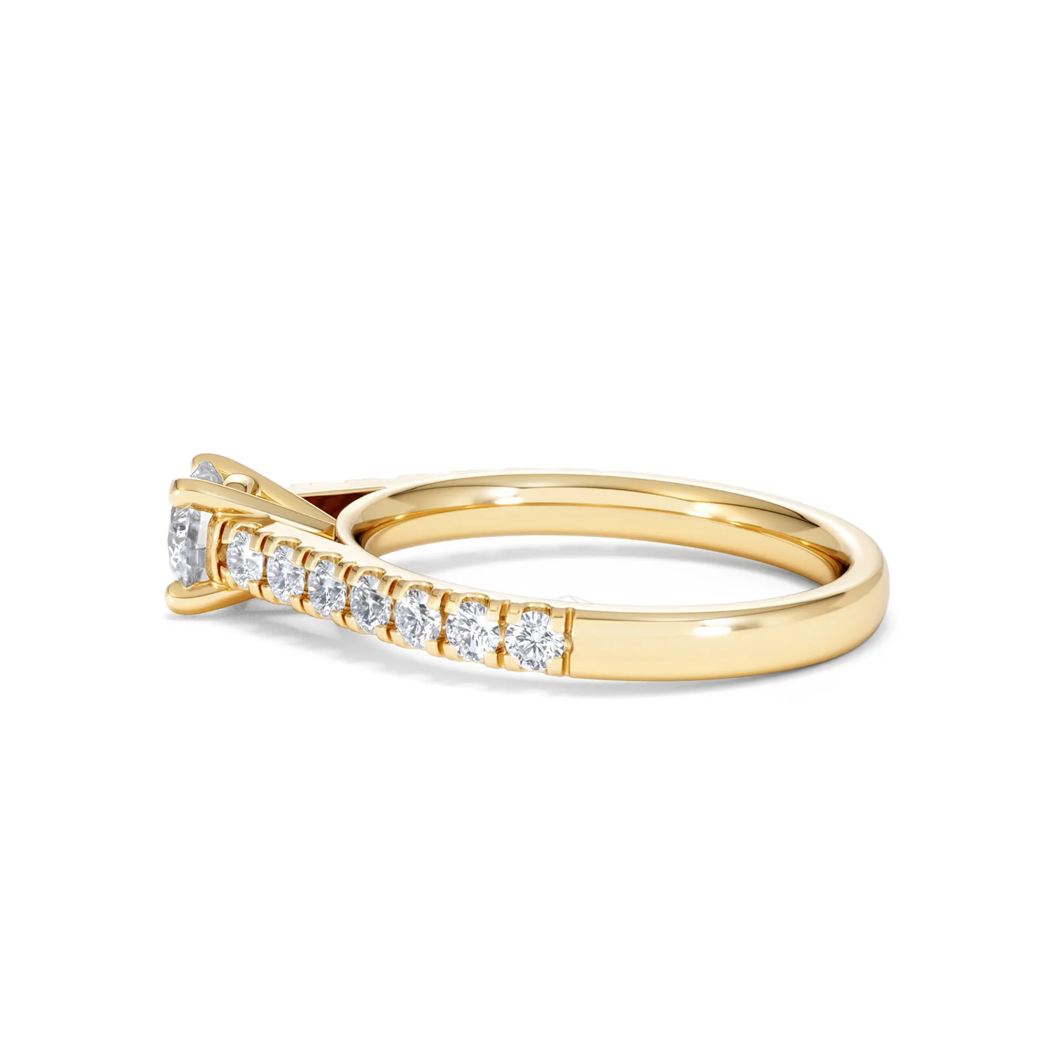 Natalia Lab Diamond Engagement Side Stone Ring 18K Gold 0.91CT F/VS1 - Image 66