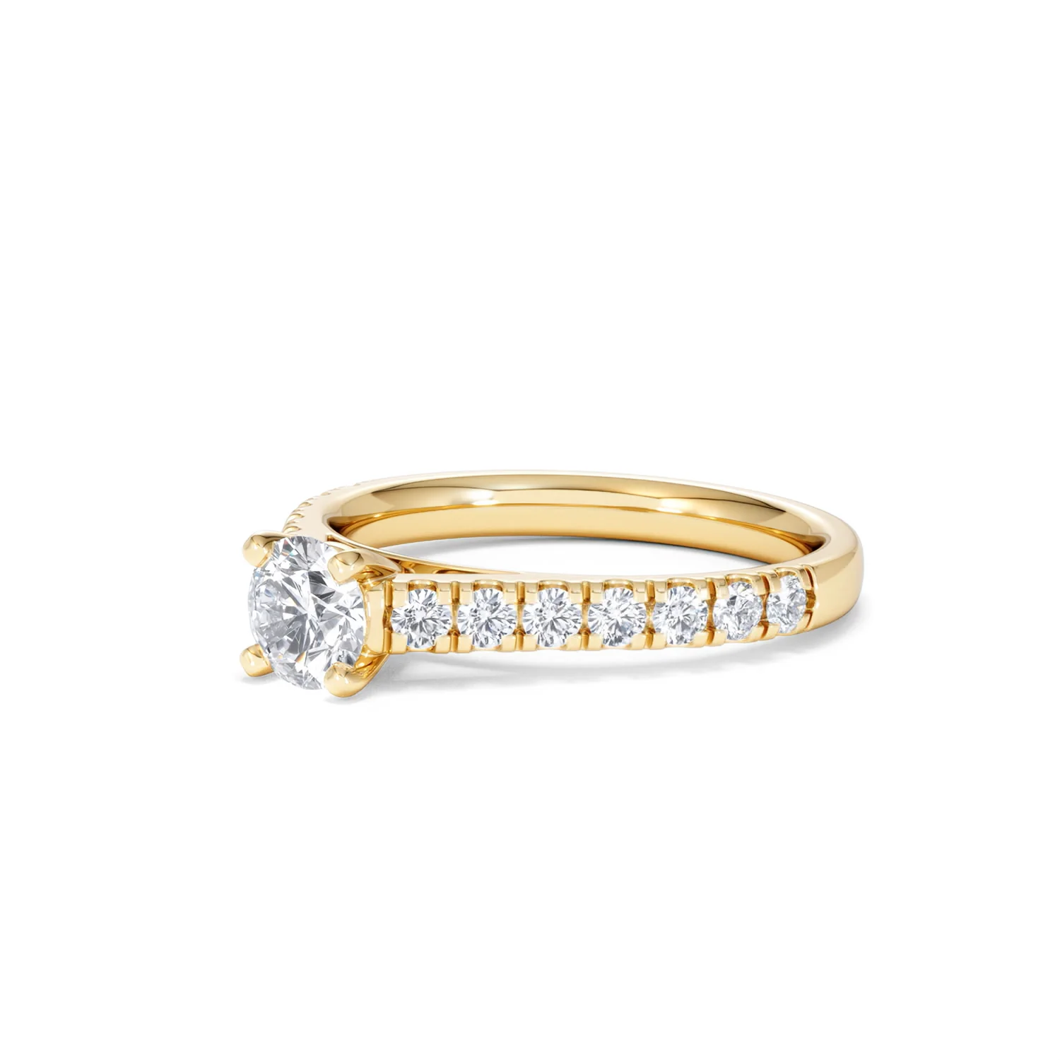 Natalia Lab Diamond Engagement Side Stone Ring 18K Gold 0.91CT F/VS1 - Image 79
