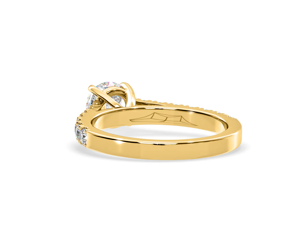 Natalia Lab Diamond Engagement Side Stone Ring 18K Gold 1.50CT F/VS1 - Image 122