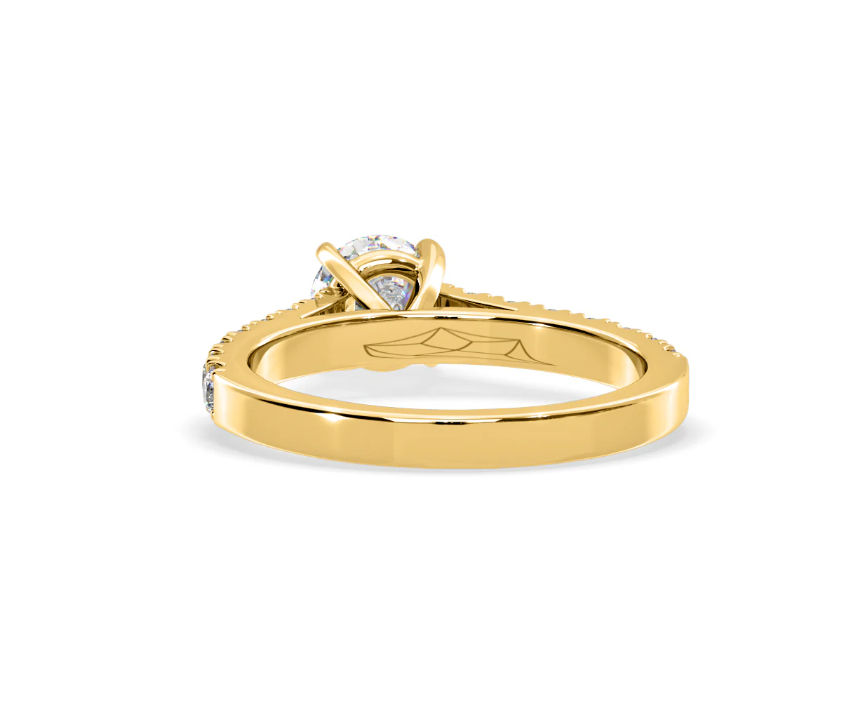Natalia Lab Diamond Engagement Side Stone Ring 18K Gold 1.50CT F/VS1 - Image 125