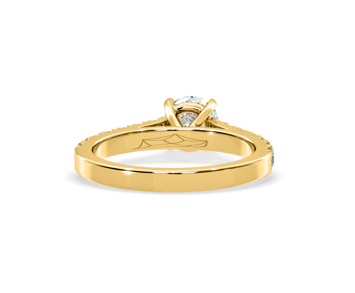 Natalia Lab Diamond Engagement Side Stone Ring 18K Gold 1.50CT F/VS1 - Image 129