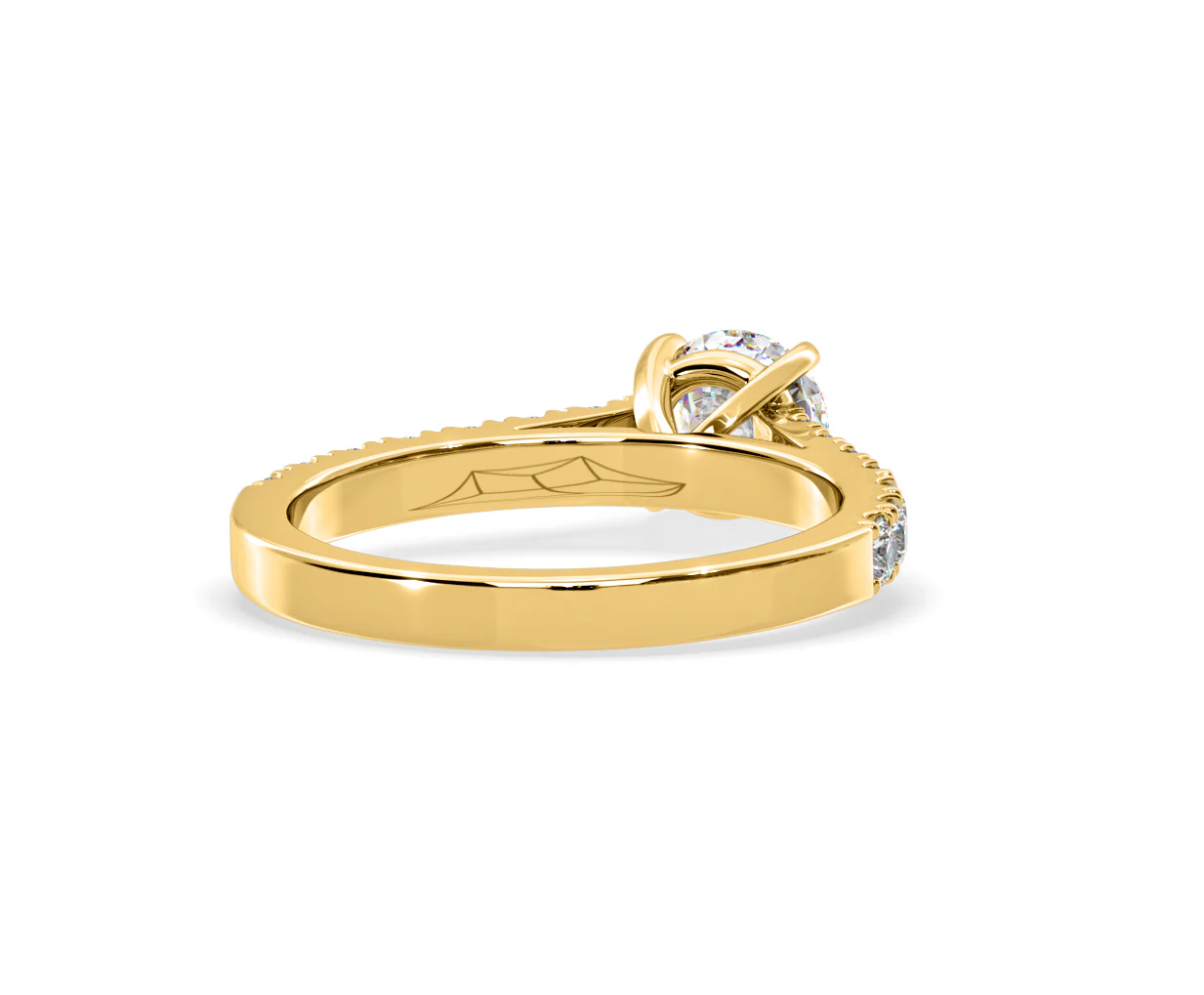 Natalia Lab Diamond Engagement Side Stone Ring 18K Gold 1.50CT F/VS1 - Image 132