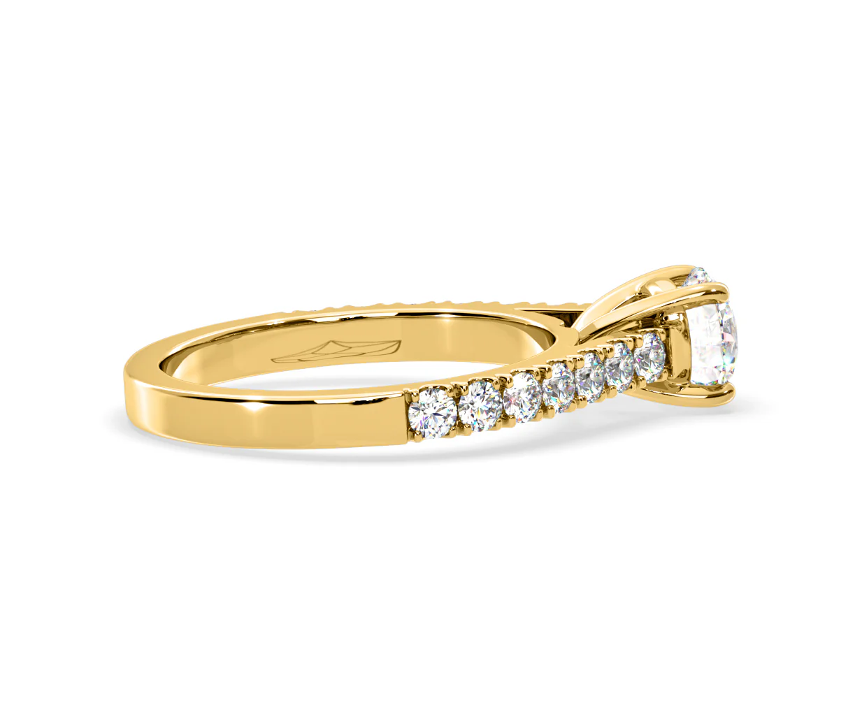 Natalia Lab Diamond Engagement Side Stone Ring 18K Gold 1.50CT F/VS1 - Image 144