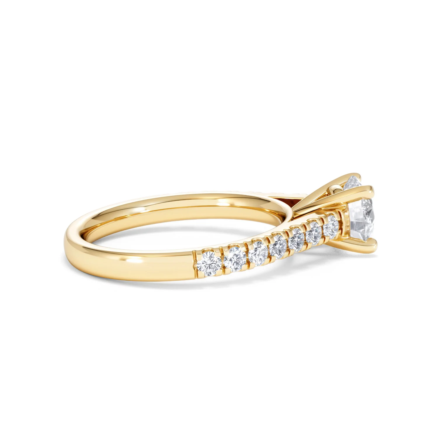 Natalia Lab Diamond Engagement Side Stone Ring 18K Gold 1.50CT F/VS1 - Image 30