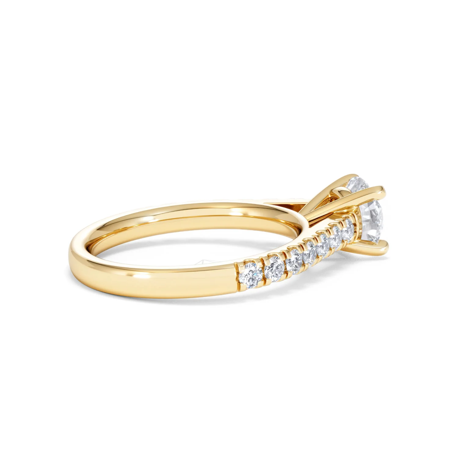 Natalia Lab Diamond Engagement Side Stone Ring 18K Gold 1.50CT F/VS1 - Image 33
